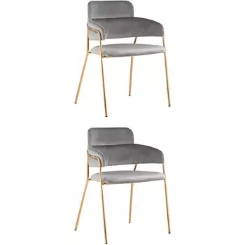 Стул Полин светло-серый 2 шт Stool Group (арт.УТ000037534)