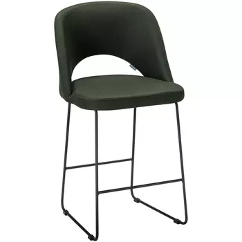 Стул полубар Lars тёмно-зеленый/Линк R-Home арт.410120125h_Dark_Green_черн_ПБ