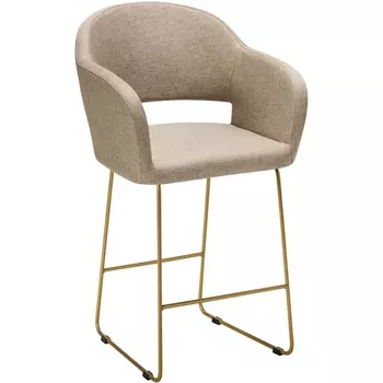 Стул полубар R-Home Oscar Браун/ЛинкЗолот