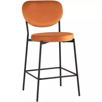 Стул полубарный Stool Group Барбара NEW велюр терракотовый УТ000036051