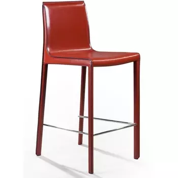 Стул полубарный Barrie, кожа ретро-красный Top Concept Barrie 2000000000000
