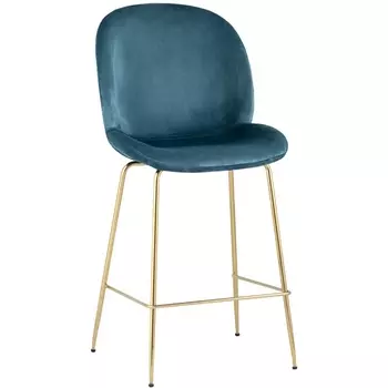 Стул полубарный Stool Group Beetle со спинкой маренго УТ000025451