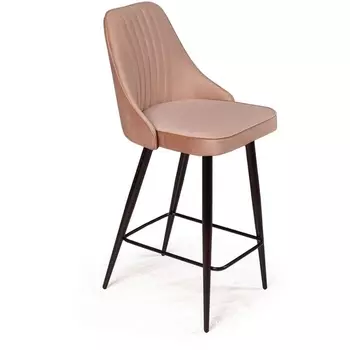 Стул полубарный Berg, бархат 5/ чёрный конус Top Concept Berg 76115