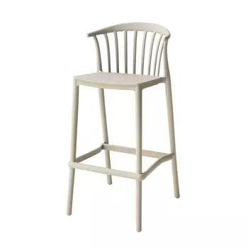 Стул полубарный Campo пластик бежевый Stool Group арт.УТ000039940