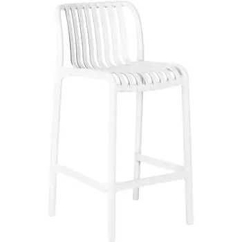 Стул полубарный (белый) Dobrin 777-1PP-LMZL CHLOE CHLOE, цвет белый