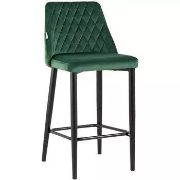 Стул полубарный Диего велюр зеленый (Stool Group)