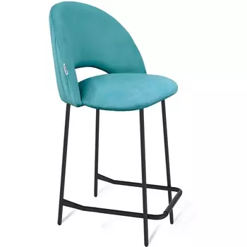 Стул полубарный голубая пастель/чёрный муар Sheffilton SHT-ST34-1/S29-1 9954187302