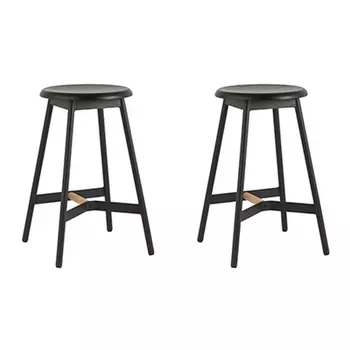 Стул полубарный Knobb, черный 2 шт Stool Group арт.УТ000038443