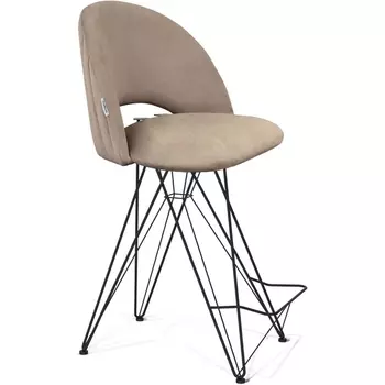 Стул полубарный латте/чёрный муар Sheffilton SHT-ST34-1/S66-1 8914062601