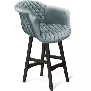 Стул полубарный Sheffilton SHT-ST31-C4/S65-1 Аквамарин/венге