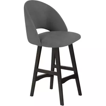 Стул полубарный Sheffilton SHT-ST34/S65-1 платиново-серый/венге