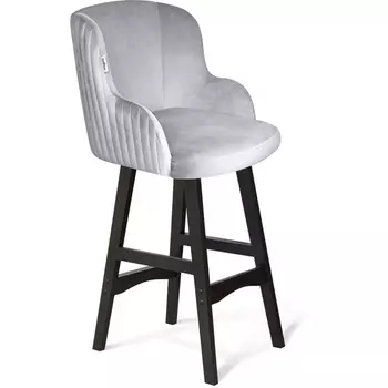 Стул полубарный Sheffilton SHT-ST39-1/S65-1 серое облако/венге от фабрики Sheffilton