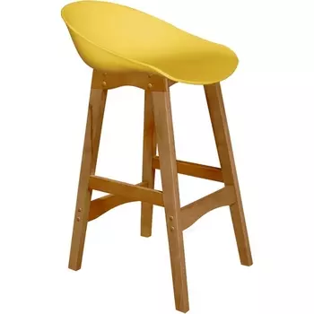 Стул полубарный SHT-ST19/S65-1 желтый/светлый орех от фабрики Sheffilton