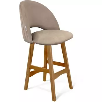 Стул полубарный SHT-ST34-1/S65-1 латте/светлый орех от фабрики Sheffilton