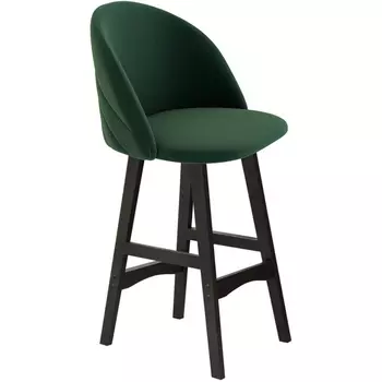 Стул полубарный SHT-ST35-2/S65-1 лиственно-зеленый/венге от фабрики Sheffilton