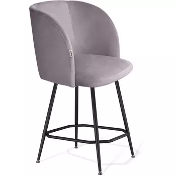 Стул полубарный сиреневая орхидея/черный муар Sheffilton SHT-ST33/S131-1 1658317602