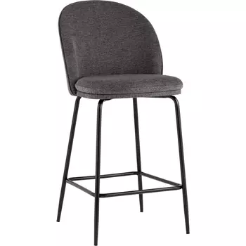 Стул полубарный Stool Group Echo темно-серый