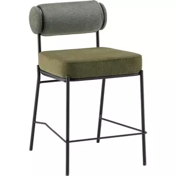 Стул полубарный Stool Group Ponpoun тёмно-серый бордо арт.УТ000040470