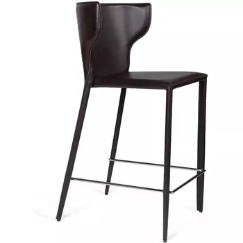 Стул полубарный Top Concept Austin, кожа коричневый