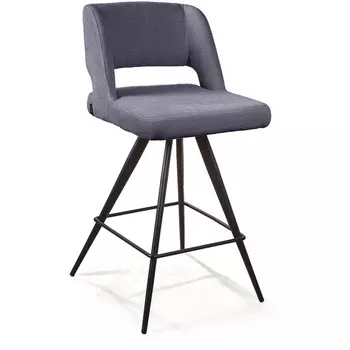 Стул полубарный Top Concept Molly, ткань серый