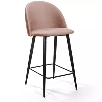 Стул полубарный Top Concept Thomas, бархат бежевый 5