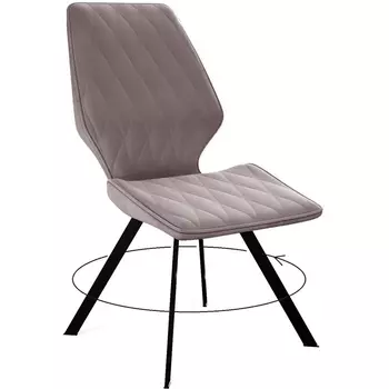 Стул поворотный/ ножки черные Dikline 00-00061139