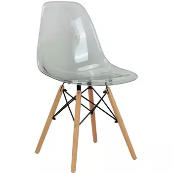 Стул прозрачный серый Bradex Home EAMES FR 0045