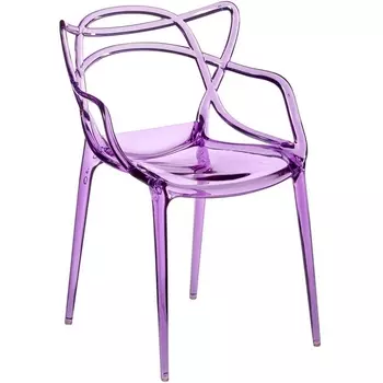 Стул прозрачный сиреневый Bradex Home Masters FR 0867