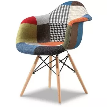 Стул PW082B лоскутный микс ESF patchwork