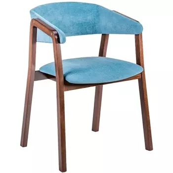 Стул R-Home Dalia Soft Блю/ТемныйОрех