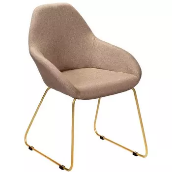 Стул R-Home Kent Браун/Линк Золото