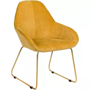 Стул R-Home Kent Жёлт/Линк Золото