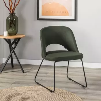 Стул R-Home Lars тёмно-зеленый/Линк