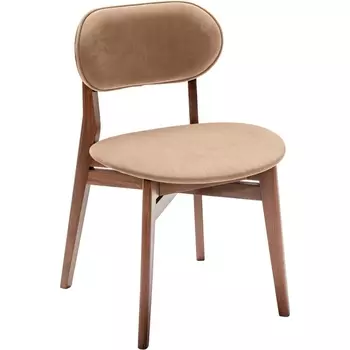 Стул Rasmus Diag beige/т.орех R-Home арт.400017101h