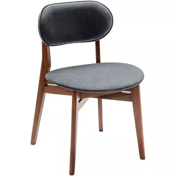 Стул Rasmus Diag grey/т.орех R-Home арт.400017103h