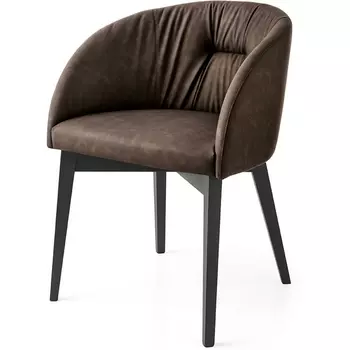 Стул ROSIE SOFT CB/1910, BCH P132 GRAPHITE/ VENICE S0G SOIL BROWN, M-City