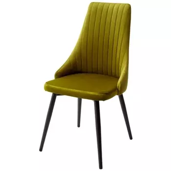 Стул Олива, велюр / черный каркас M-City Руссо 480M04703 (2 шт.)