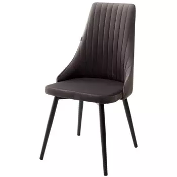 Стул Руссо Riviera 97 Темно-серый, велюр / черный каркас (M-City)