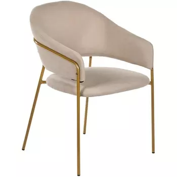 Стул с ножками матовое золото Bradex Home Felix FR 0749