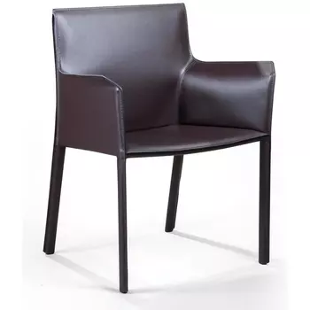 Стул с подлокотниками Barrie, кожа коричневый Top Concept Barrie 2000000000000