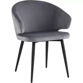 Стул с подлокотниками Codo велюр серый Stool Group (арт.УТ000039137)