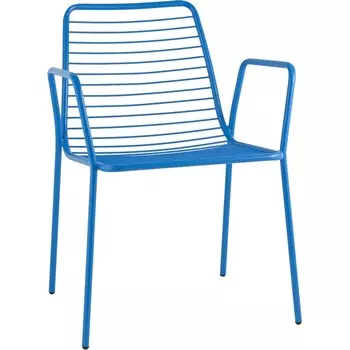 Стул с подлокотниками Дели металл голубой Stool Group (арт.УТ000039269)