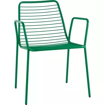 Стул с подлокотниками Дели металл зеленый Stool Group (арт.УТ000039265)