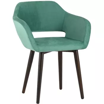 Стул с подлокотниками Саймон велюр морской (Stool Group)