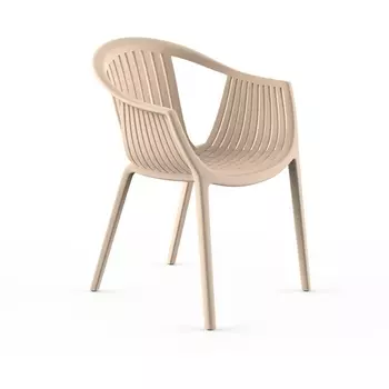 Стул с подлокотниками Top Concept EPOS, пластик бежевый