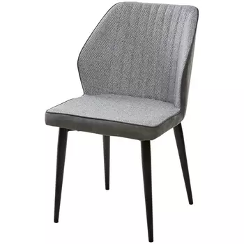 Стул SEATTLE TRF-08 теплый серый, ткань/ RU-07 серая сталь, PU (M-City)