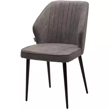 Стул SEATTLE-V Kashemir 925 Серо-коричневый, велюр / черный каркас М-City M-City