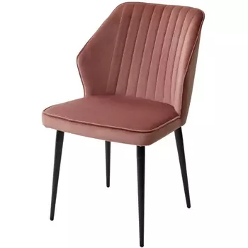 Стул РОЗОВЫЙ #15, велюр / черный каркас M-City SEATTLE-V 461MC04260