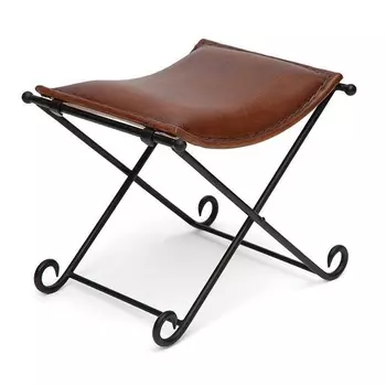 Стул Secret De Maison FLEX ( mod. M-1931 ) коричневый (металл/кожа буйвола) (Tetchair)