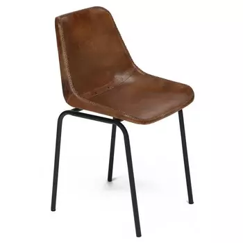 Стул Secret De Maison RINO ( mod. 2192 ) Античный светлый (металл/кожа буйвола) (Tetchair)